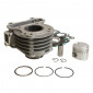 CYLINDER FOR SCOOT SYM 50 JET EURO X -P2R CAST IRON + GRAPHITE PISTON- 3700948020845