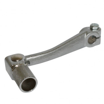 GEAR SHIFT LEVER FOR MINARELLI 50 AM6/MBK 50 X LIMIT, X POWER/YAMAHA 50 DTR, TZR/PEUGEOT 50 XP6 STEEL CHROME (FOLDING) -SELECTION P2R- 3700948062890
