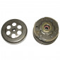 CLUTCH FOR SCOOT SCOOT 50cc CHINESE 2STROKE/CPI 50 ARAGON, HUSSAR, OLIVER, POPCORN/KEEWAY 50 F ACT, FOCUS, HURRICANE, MATRIX (Ø 112 WITH PULLEY+DRUM) -SELECTION P2R-