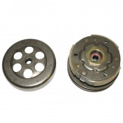 CLUTCH FOR SCOOT SCOOT 50cc CHINESE 2STROKE/CPI 50 ARAGON, HUSSAR, OLIVER, POPCORN/KEEWAY 50 F ACT, FOCUS, HURRICANE, MATRIX (Ø 112 WITH PULLEY+DRUM) -SELECTION P2R-