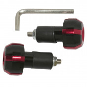 BAR ENDS REPLAY - ROLLER- BLACK/RED (PAIR)