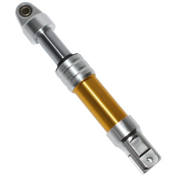 AMORTISSEUR SCOOT REPLAY OLEOPNEUMATIQUE OR/ARGENT DIAM SUPERIEUR 10+12mm DIAM INFERIEUR M8 (ENTRAXE 300mm) 3700948030028