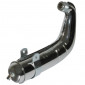 EXHAUST FOR MOPED MBK 40, 50, 88 CHROME (SOLD WITH ASSEMBLY CLAMP)