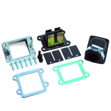 BOITE A CLAPET SCOOT POLINI CARBONE POUR MBK 50 BOOSTER, STUNT/YAMAHA 50 BWS, SLIDER (215.0410) 8054705070648