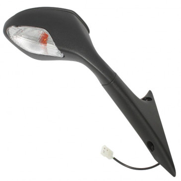 RETROVISEUR ADAPTABLE APRILIA 850 SRV 2012> DROIT NOIR AVEC CLIGNOTANT (HOMOLOGUE CE) -VICMA- 8430525186736