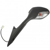 RETROVISEUR ADAPTABLE APRILIA 850 SRV 2012> GAUCHE NOIR AVEC CLIGNOTANT (HOMOLOGUE CE) -VICMA- 8430525186743