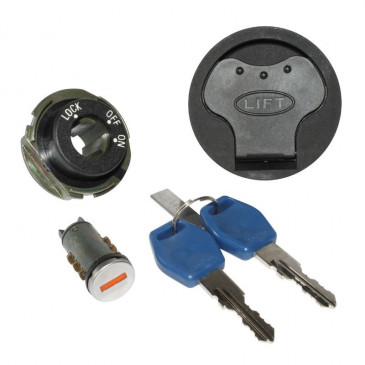 CONTACTEUR A CLE SCOOT ADAPTABLE GILERA 50 RUNNER 2005>2011/PIAGGIO 50 NRG POWER 2005>2011 -SELECTION P2R- 8430525091368