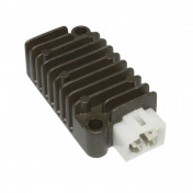 REGULATEUR DE TENSION SCOOT ADAPTABLE MBK 50 OVETTO 4T 2008>, NITRO 4T / YAMAHA 50 NEOS 4T 2008>, AEROX 4T (CONNECTEUR BLANC 4 FICHES) -P2R- 3700948052358