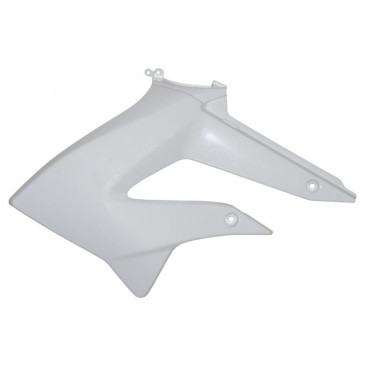 CARENAGE/CACHE RESERVOIR 50 A BOITE ADAPTABLE DERBI 50 SENDA DRD 2011> BLANC BRILLANT GAUCHE -P2R- 3700948053546