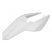 REAR SIDE COVER FOR 50cc MOTORBIKE DERBI 50 SENDA DRD 2011> -GLOSS WHITE- (MONOCOQUE)- SELECTION P2R 3700948054215