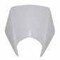 PLAQUE PHARE/TETE DE FOURCHE 50 A BOITE ADAPTABLE DERBI 50 SENDA DRD 2011> BLANC BRILLANT -P2R- 3700948056271