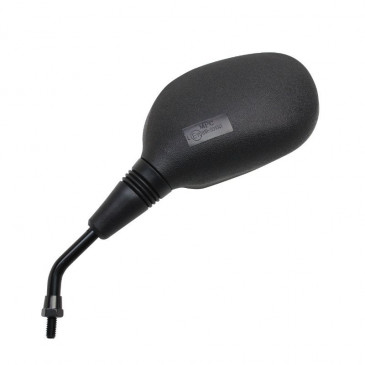RETROVISEUR ADAPTABLE MBK BOOSTER 2004>, OVETTO / YAMAHA BW'S 2004>, NEOS / KYMCO 50 VITALITY, 50-125 PEOPLE S 2005>2008 GAUCHE NOIR (OE 5ADF62901000) (HOMOLOGUECE) -P2R- 3700948049013