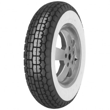 PNEU SCOOT 8'' 3.50-8 (3 1/2-8) MITAS B13 FLANCS BLANCS TT 46J 3831126103002