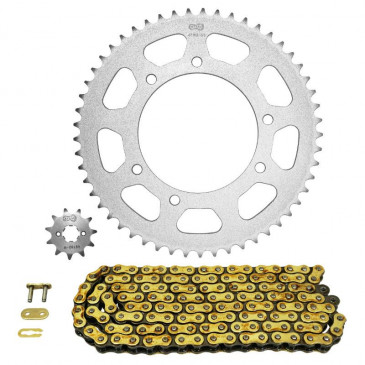CHAIN AND SPROCKET KIT FOR APRILIA 50 RX,SX 2006>2011 420 11x53 (BORE Ø 105mm) (OEM SPECIFICATION) -AFAM- 5400598042423