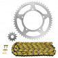 KIT CHAINE ADAPTABLE APRILIA 50 RX 1995>1998 420 12x51 (ALESAGE 105mm) (DEMULTIPLICATION ORIGINE) -AFAM- 5400598085390