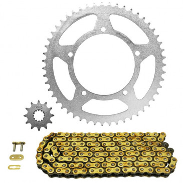 KIT CHAINE ADAPTABLE APRILIA 50 RX 1995>1998 420 12x51 (ALESAGE 105mm) (DEMULTIPLICATION ORIGINE) -AFAM- 5400598085390