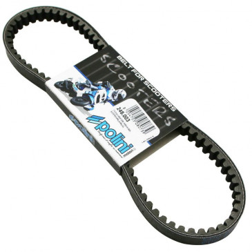 BELT FOR SCOOT POLINI SPECIAL BELT FOR MBK 50 BOOSTER, NITRO, OVETTO, STUNT/YAMAHA 50 BWS, AEROX, SLIDER/APRILIA 50 SR 1993>2001/MALAGUTI 50 F12, F15 (750x16,8x9) (248.003) 8054705080739