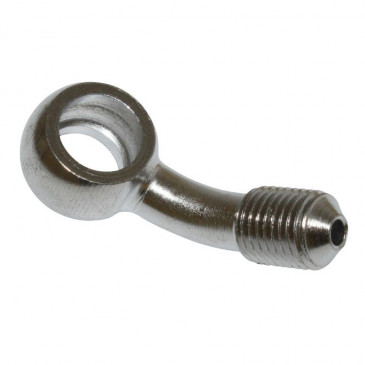 BRAKE HOSE CONNECTOR - Ext Ø M10x125 / Inter Ø 10 mm - Bended 45° (BANJO)