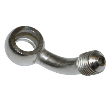 BRAKE HOSE CONNECTOR - Ext Ø M10x125 / Inter Ø 10 mm - Bended 60° (BANJO)