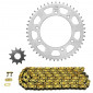 KIT CHAINE ADAPTABLE RIEJU 50 RS SPORT 2012>2017, RS3 2011>2020, RS3 PRO 2011>2017 420 11x47 (DIAM COURONNE 105/125/8.5) (DEMULTIPLICATION ORIGINE) -AFAM- 5400598050602