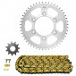 KIT CHAINE ADAPTABLE RIEJU 50 RR SM SPIKE 2003>2004 420 11x48 (DIAM COURONNE 80/100/8.5) (DEMULTIPLICATION ORIGINE) -AFAM- 5400598050688