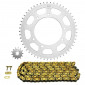 KIT CHAINE ADAPTABLE DERBI 50 SENDA R X-RACE 2004>2005, DRD R LIMITED 2004>2005 420 13x53 (DIAM COURONNE 105/125/8.5) (DEMULTIPLICATION ORIGINE) -AFAM- 5400598044816