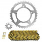 KIT CHAINE ADAPTABLE APRILIA 50 MX SM 2003>2005 420 11x51 (DIAM COURONNE 105/120/8.5) (DEMULTIPLICATION ORIGINE) -AFAM- 5400598042430
