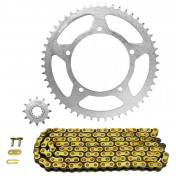 CHAIN AND SPROCKET KIT FOR APRILIA 50 RX 1999>2001 420 12x51 (BORE Ø 105mm) (OEM SPECIFICATION) -AFAM-