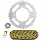 CHAIN AND SPROCKET KIT FOR BETA 50 RR ENDURO 2012>2017, RR ENDURO FACTORY 2012>2017, RR ENDURO STANDARD 2012>2014 428 12x50 (BORE Ø 100mm) (OEM SPECIFICATION) - AFAM- 5400598085673