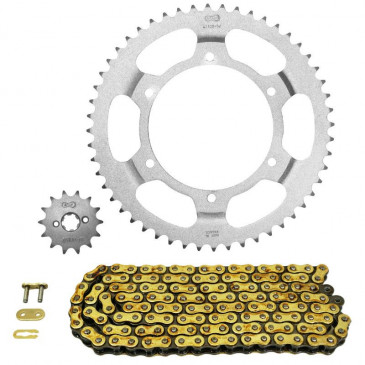 CHAIN AND SPROCKET KIT FOR DERBI 50 GPR 1997>2000 420 14x52 (BORE Ø 108mm + OFFSET) (OEM SPECIFICATION) -AFAM