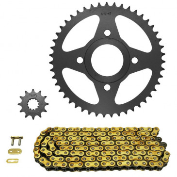 KIT CHAINE ADAPTABLE YAMAHA 50 TZR 1997>2000 420 12x47 (DIAM COURONNE 54/92/10.5) (DEMULTIPLICATION ORIGINE) -AFAM- 5400598032943