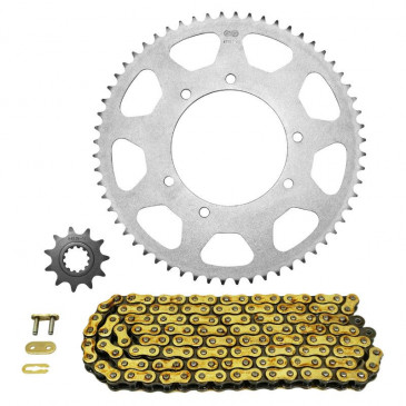 KIT CHAINE ADAPTABLE PEUGEOT 50 XPS SM 2009, 50 XPS SM TOP ROAD 2007>2012 420 11x60 (DIAM COURONNE 105/125/8.5) (DEMULTIPLICATION ORIGINE) -AFAM- 5400598052026