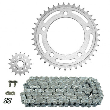KIT CHAINE ADAPTABLE HONDA 700 NC INTEGRA DTC 2012>2013 520 16x39 (DIAM COURONNE 112/138/12.5) (DEMULTIPLICATION ORIGINE) -AFAM- 5400598030901