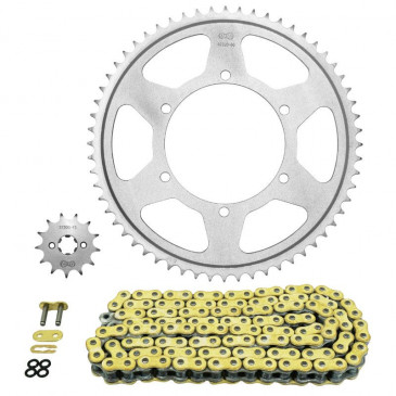 CHAIN AND SPROCKET KIT FOR APRILIA 125 RS4 2011>2020, RS4 GP REPLICA 2018>2020 428 13x60 (OEM SPECIFICATION) -AFAM-