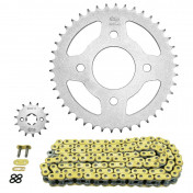 CHAIN AND SPROCKET KIT FOR DAELIM 125 DAYSTAR 2001>2007 428 14x42 (OEM SPECIFICATION) -AFAM-
