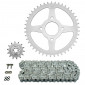 KIT CHAINE ADAPTABLE KTM 125 DUKE 2011>2013 520 14x45 (DIAM COURONNE 58/90/10.5) (DEMULTIPLICATION ORIGINE) -AFAM- 5400598048104