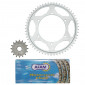 CHAIN AND SPROCKET KIT FOR YAMAHA 125 TDR DELTA BOX 1992>2002, 125 TDR R 1994>2003 428 16x57 (OEM SPECIFICATION) -AFAM-