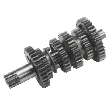 GEARBOX SHAFT FOR 50c MOTORBIKE GENERIC 50 TRIGGER/CPI 50 SM (SECONDARY FULL) -SELECTION P2R-