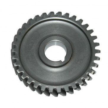PIGNON ARBRE D'EQULIBRAGE 50 A BOITE ADAPTABLE MINARELLI 50 AM6/MBK 50 X-POWER, X-LIMIT/YAMAHA 50 TZR, DTR/PEUGEOT 50 XPS, XR6/RIEJU 50 RS1, SMX/BETA 50 RR/APRILIA 50 RS (DIAM INT:17mn)(34 DTS) -P2R- 3700948065013