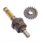 AXE DE KICK 50 A BOITE ADAPTABLE TYPE MINARELLI 50 AM6 / GENERIC 50 TRIGGER (COMPLET) -P2R- 3700948063361