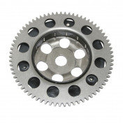 ROUE LIBRE DE DEMARREUR SCOOT ADAPTABLE MBK 50 BOOSTER, NITRO, MACH G, OVETTO 2T, STUNT / YAMAHA 50 BWS, AEROX, JOG R, NEOS 2T, SLIDER / APRILIA 50 SR (COURONNE ET ROUE LIBRE) -P2R- 3700948065440