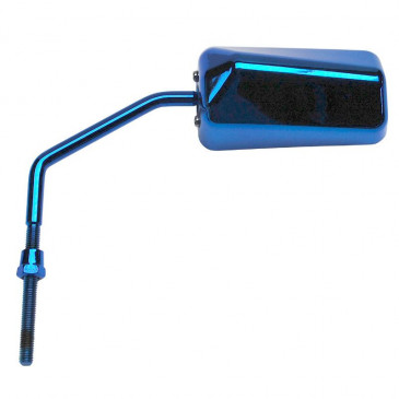RETROVISEUR SCOOT REPLAY F1 DIAM 8 REVERSIBLE BLEU (x1) -TIGE LONGUE BLEU- ** 3700948038437
