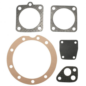 COMPLETE GASKET SET - FOR SOLEX (5 GASKETS SET+ BLACK DIAPHRAGM) -SELECTION P2R-