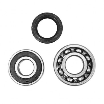 BEARING FOR CRANKSHAFT+SEALS FOR MOPED P2R FOR SOLEX 3800 (KIT 6202+6203 ZKL)