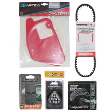 MAINTENANCE KIT FOR SCOOT MBK 50 STUNT 2004>/YAMAHA 50 SLIDER 2004> -P2R- 3700948111994