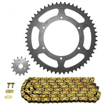 KIT CHAINE ADAPTABLE GILERA 50 SMT RACING 2011>2016 420 11x53 (ALESAGE 108mm) (DEMULTIPLICATION ORIGINE) -AFAM- 5400598046575