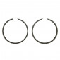 PISTON RING FOR SCOOT HONDA 50 X8R, SFX, SH, BALI - SELECTION P2R- 1001000800001