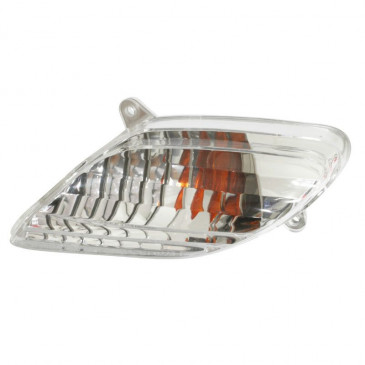 TURN SIGNAL FOR SCOOT APRILIA 50 SR 2004>2011 TRANSPARENT FRONT/LEFT (CEE APPROVED) -SELECTION P2R-
