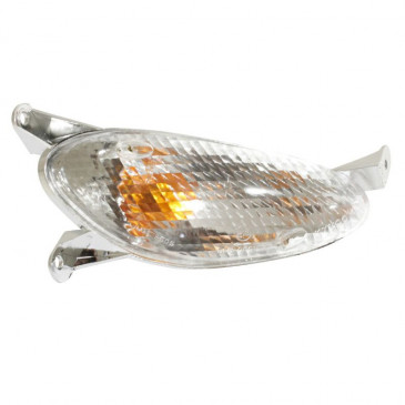 CLIGNOTANT SCOOT ADAPTABLE KYMCO 50 DINK 1998>2004 TRANSPARENT AV DROIT (HOMOLOGUE CE) -SELECTION P2R- 8430525082465