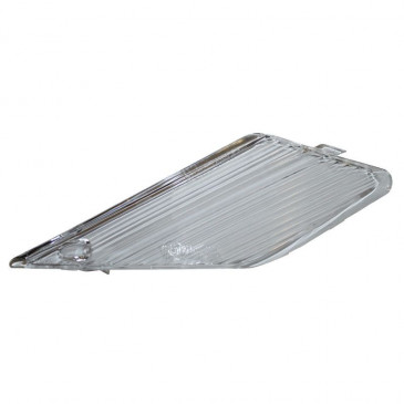 LENS FOR FLASHER FOR MAXISCOOTER APRILIA 125 LEONARDO 1996>2004 TRANSPARENT FRONT-LEFT (EEC APPROVED) -SELECTION P2R- 8430525071261